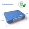 Eazy Kids 6 &amp; 4 Convertible Bento Lunch Box - Glitter Blue