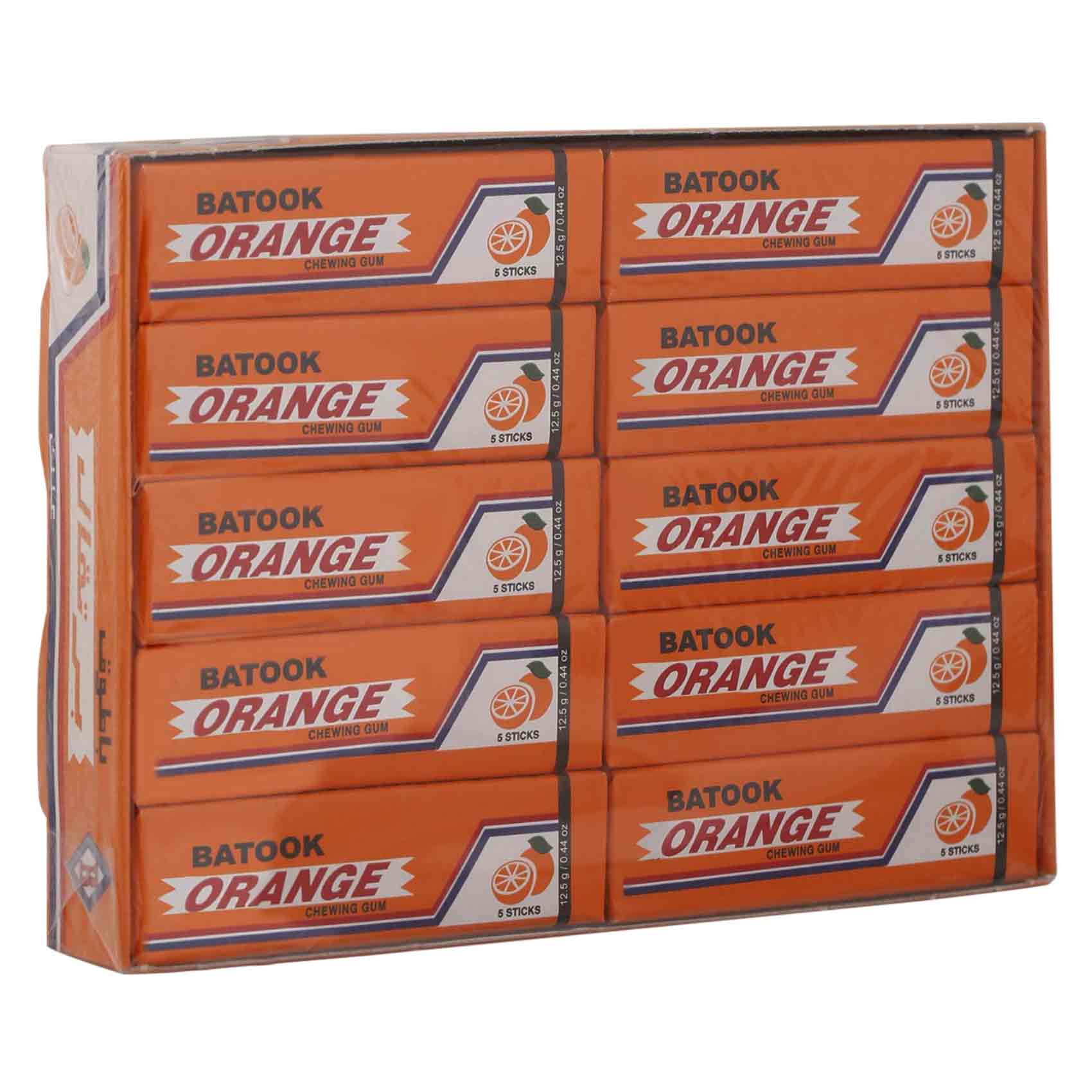 Batook Orange Chewing Gum 12.5g x Pack Of 20