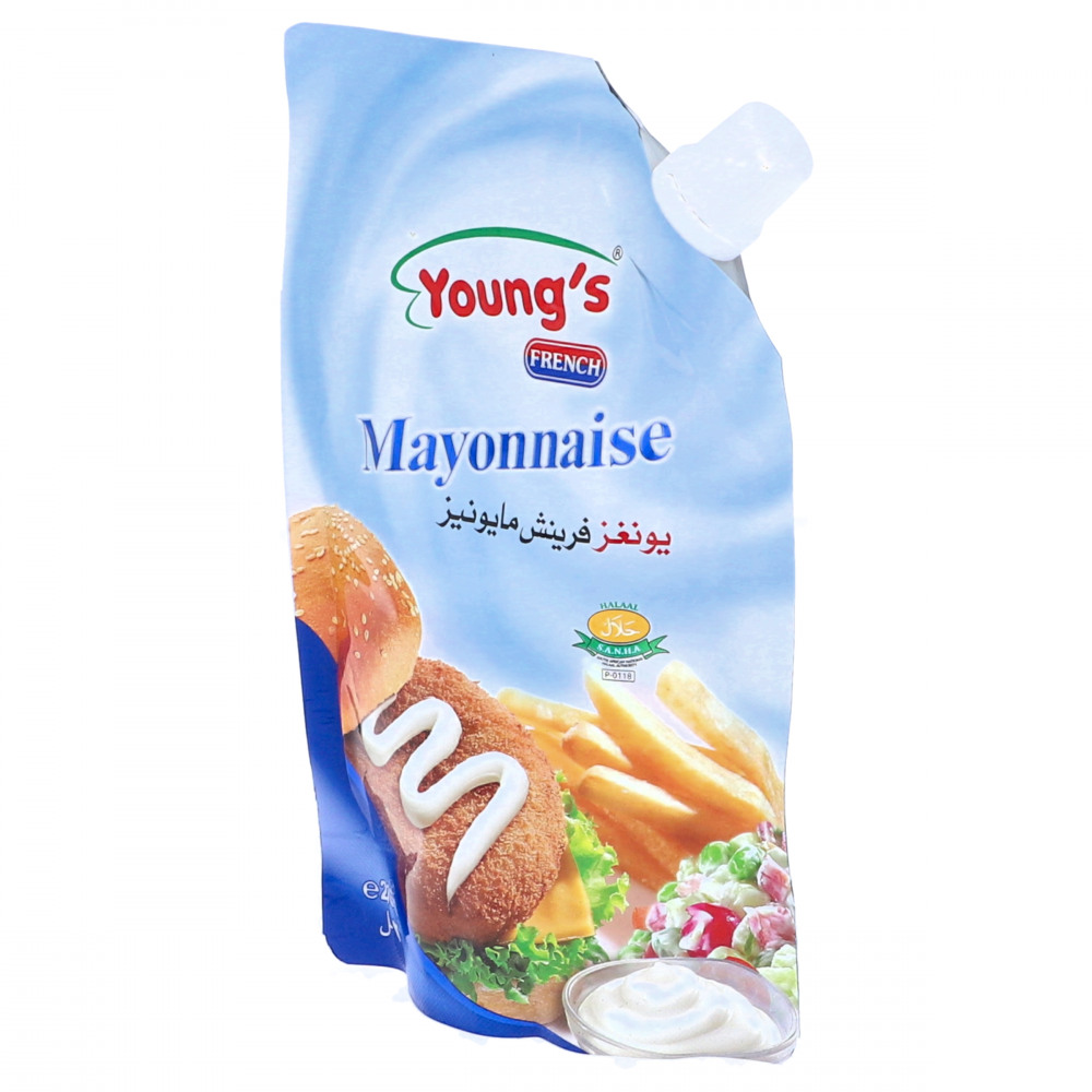 Young&#39;s Mayonnaise Pouch 200 ml