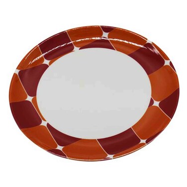 Kip Deco D/Plate Rnd 10&quot; Metro Red