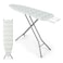 110'' x 34'' Foldable Ironing Board Iron Table with Iron Rest Extra Cotton Cover For Home Laundry Room