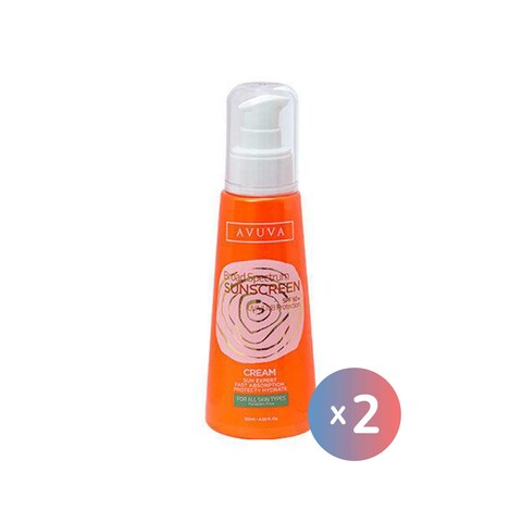 Avuva Sunscreen Lotion SPF +50 - 120ml  - 2 Pieces