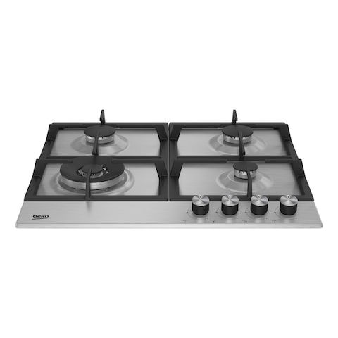 Beko Built-In Hob Gas HIAW64225SXL, 1 Year Manufacturer Warranty