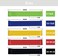 Resistance Bands Set 5 PCS Resistance Exercise Loop Bands Set Gym Fitness Bands
