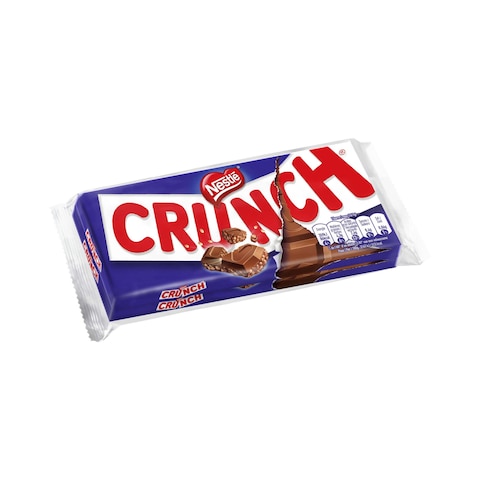 Nestle Crunch Milk Chocolate And Crispy Bar  100gx2&#39;s