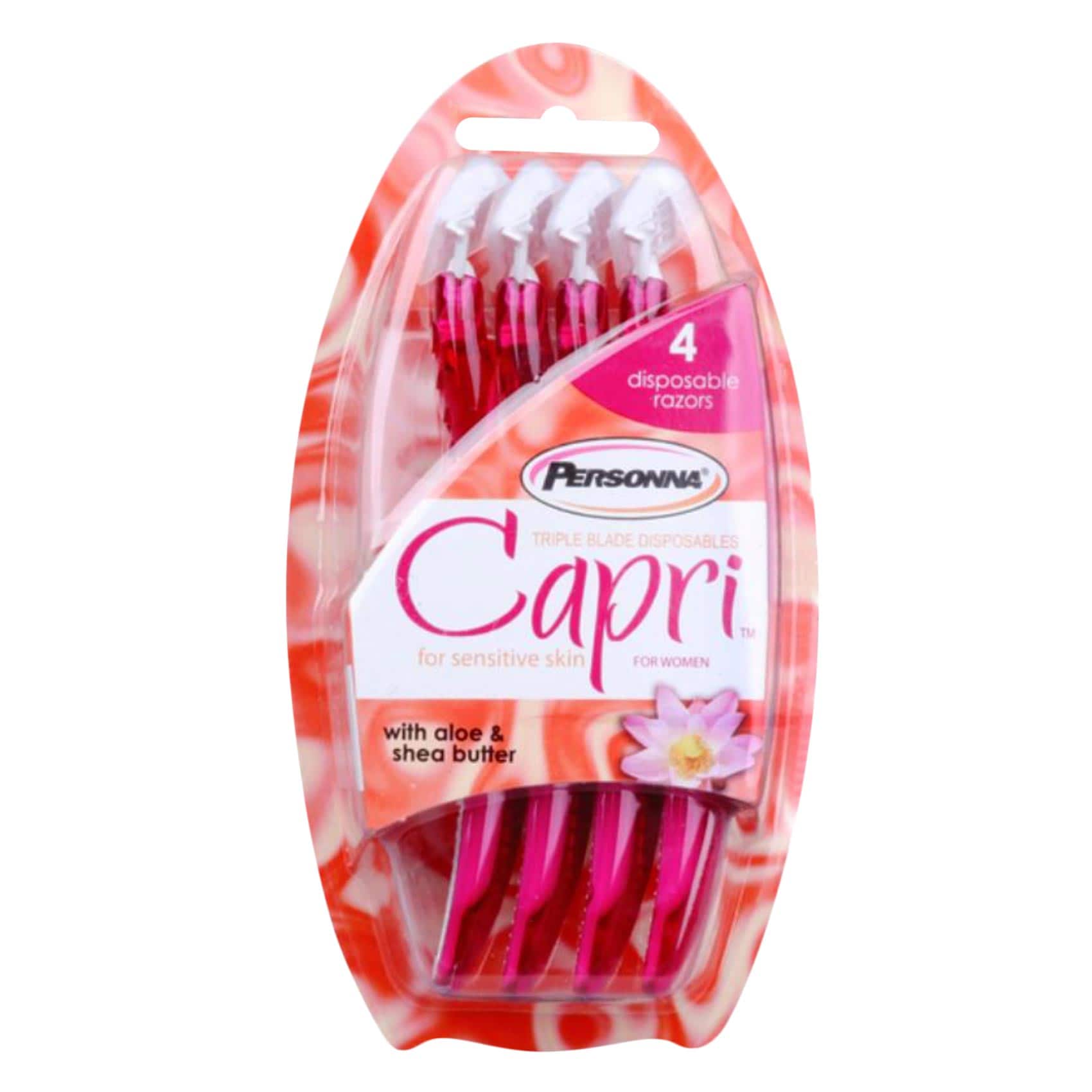 Buy Personna Capri Razor Women X4 Online | Carrefour KSA