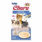 Buy Inaba Churu Tuna Recipe Unique Cream Treat Cat Treat 56g in Kuwait