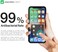 Amazing Thing Anti Microbial for iPhone 11 PRO/iPhone XS Tempered Glass Screen Protector - Fully Covered 2.5D Supreme Glass Ex Bullet with Zwitterion Anti Bacterial technology