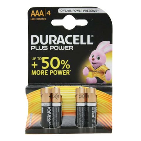 Duracell Power Plus 10 4 Aaa