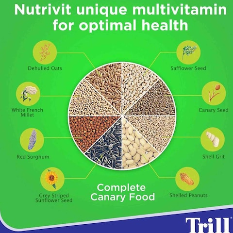 Trill Complete Canary Seed Bird Food, 500g