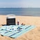 Waterproof Foldable Outdoor Camping Mat Widen Picnic Mat Plaid Beach Blanket Baby Multiplayer Tourist Mat 145X180cm, Blue