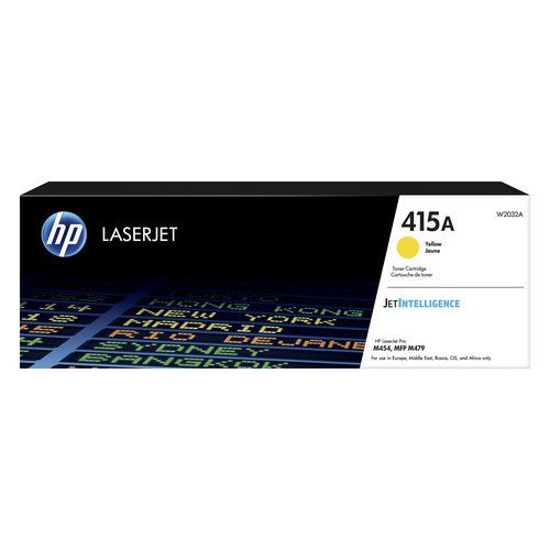 HP 415A Yellow Laserjet Toner Cartridge, W2032A Cartridge