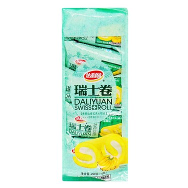 DALIYUAN SWISS ROLL BANANA FL.200G
