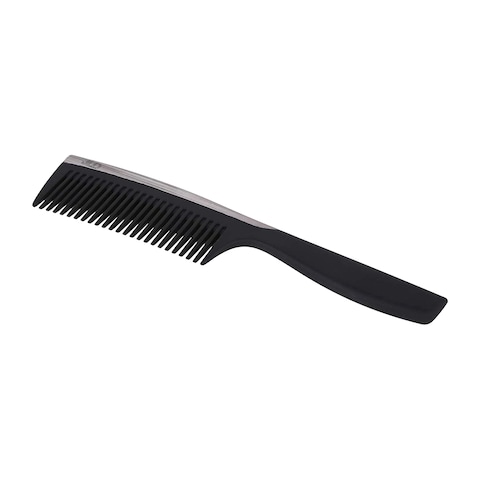 Jean Louis David France Carbon Hair Comb With Handle Black