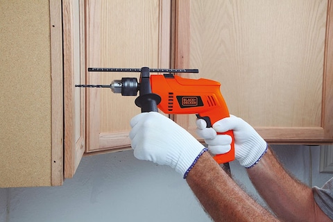Black &amp; Decker 650W 13Mm Corded Electric Hammer Percussion Drill, Orange/Black - Hd650K-B5, 2 Years Warranty