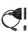 Generic 3-Port Auto Switch Splitter HDMI Hub Black