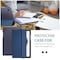 Case For Samsung Galaxy Tab A8 10.5 Inch, Translucent Back Tri-Fold Stand Protective Tablet Cover, Support S Pen Charging Auto Wake/Sleep Blue