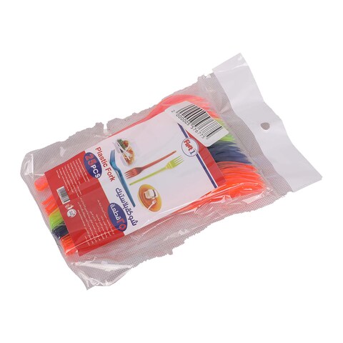 First 1 Disposable Plastic Fork Set - 25 Pieces