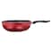 Brinox Aluminum Chilli Line Wok 4.10L (28cm) Cherry