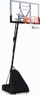 Sky Land Sports Basketball Hoop, Basketball Stand With Adjustable Height (8-10 Ft), 44" Shatterproof Acrylic Backboard For Adults &amp; Kids, Outdoor/Indoor Basketball Goal Stand Em-1875