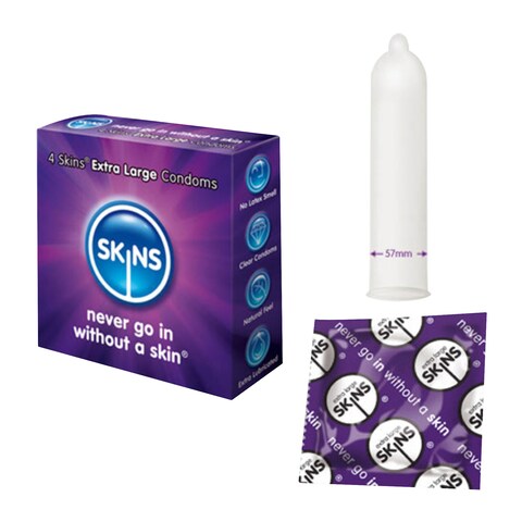Skins Condoms Extra Large 4Pack