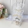 Hair Accessories Organizer for Girls,Bathroom Containers for Headband, Bows,Hair Tie,Hair Tools,Scrunchie,Cotton Swab Organization, Clear 3 Stackable Acrylic Holder with Lids for Organizing