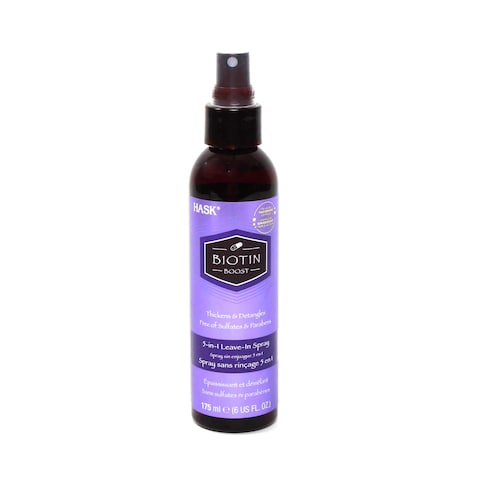 Hask Biotin Boost Thickens &amp; Detangles 5In1 Hair Spray 175ml