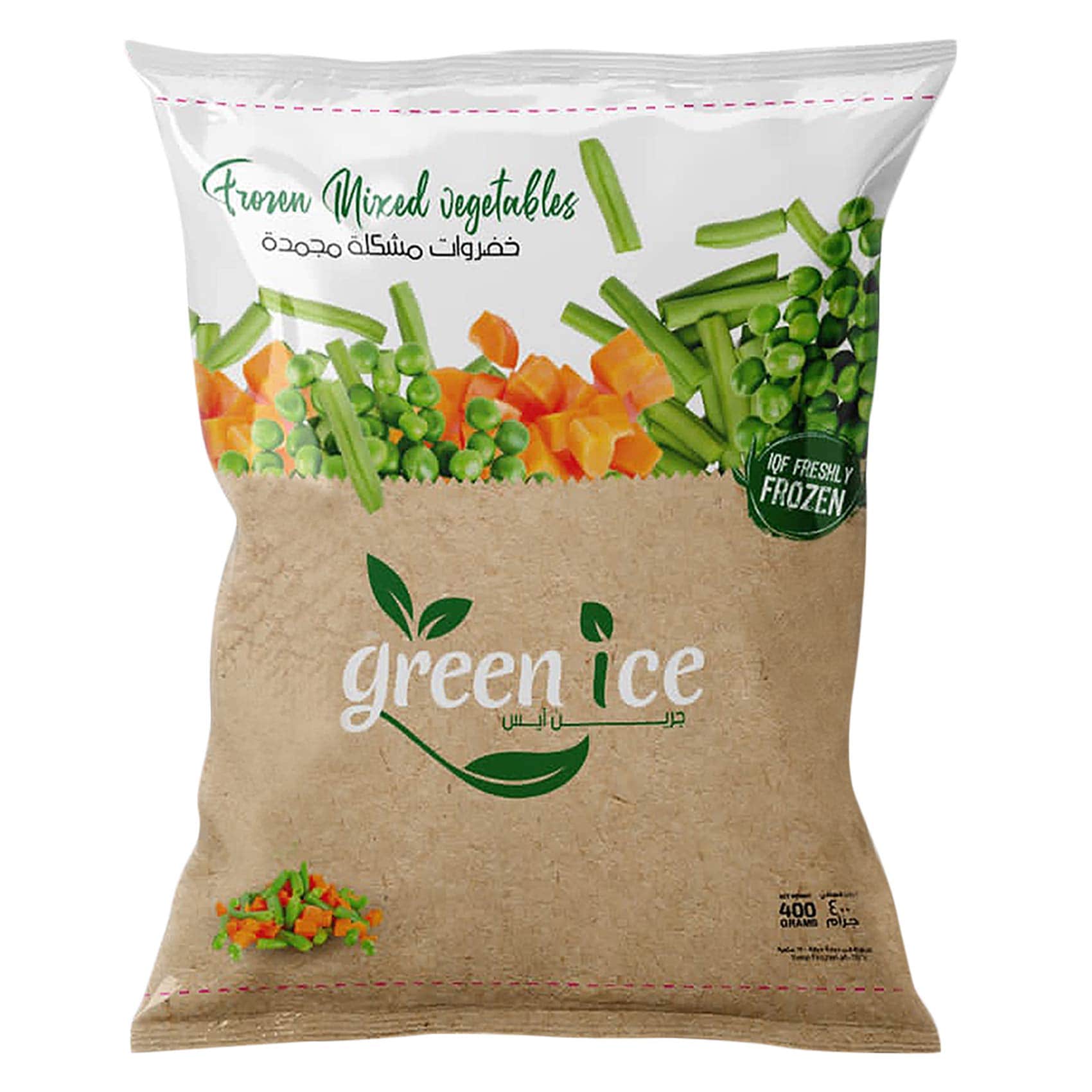 Buy Green Ice Frozen Mixed Vegetables 400g Online | Carrefour KSA