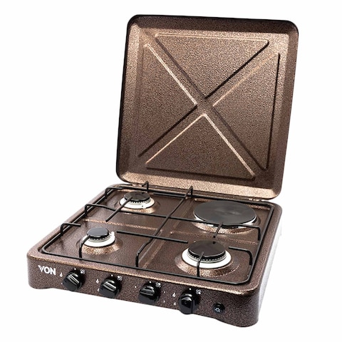 Von Vac4F3Ooc 3 Gas  1 Electric Cooker