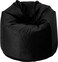 Luxe Decora Soft Suede Velvet Bean Bag Cover Only (3XL, Black)