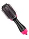 Generic 3-In-1 Hot Air Hair Dryer Brush Black/Pink