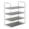WT-Easycare 4-Tier Shoe Rack Grey 58.5x70.5x29cm