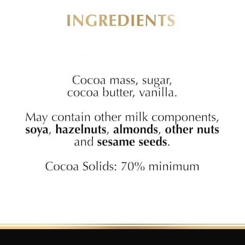 Lindt Excellence 70% Cocoa Dark Chocolate 100g