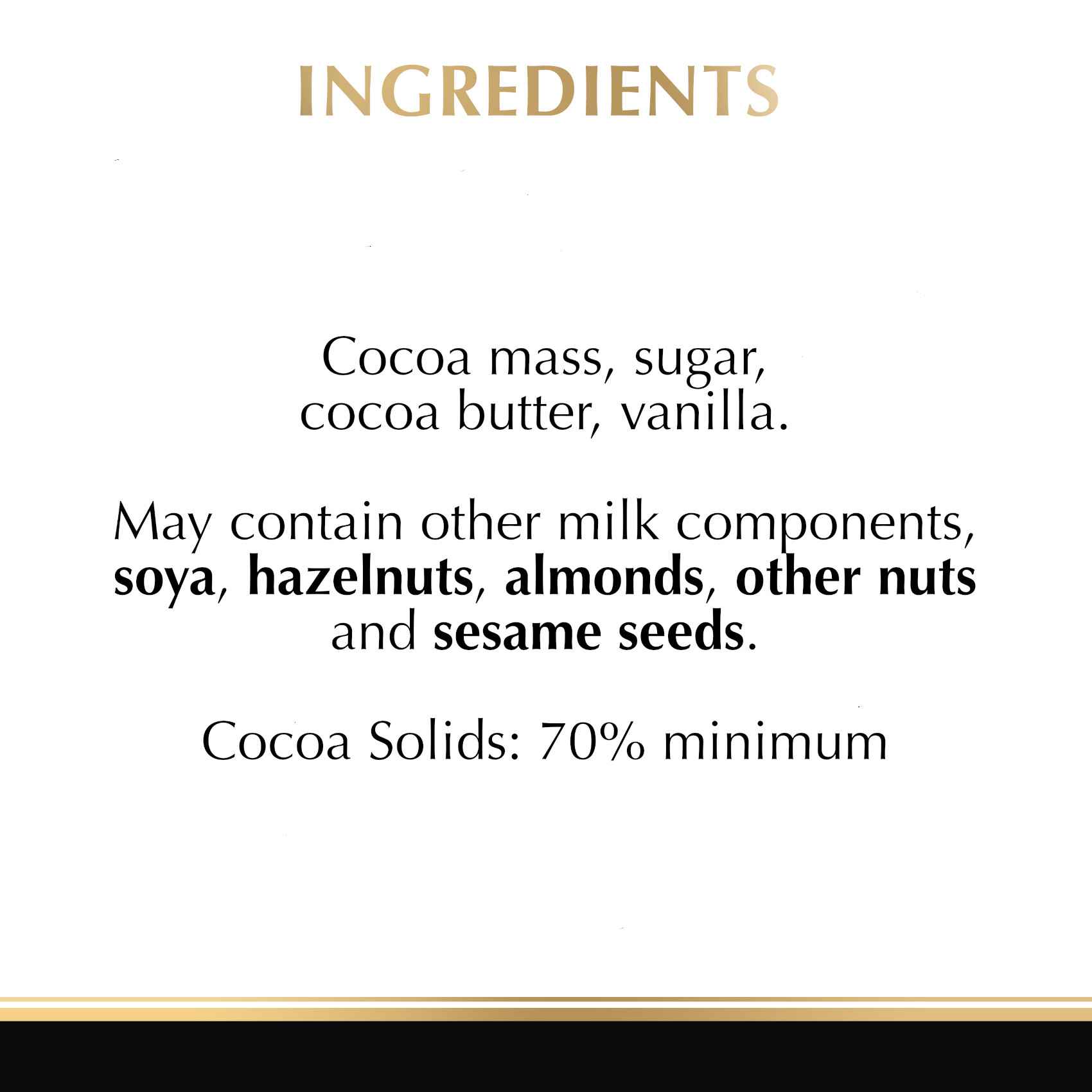 Lindt Excellence 70% Cocoa Dark Chocolate 100g