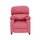 In House Velvet Classic Recliner Chair - Dark Pink - NZ71
