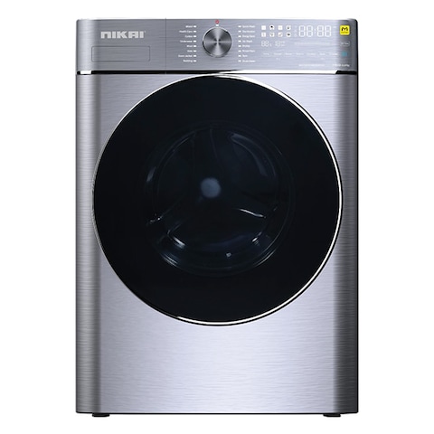 Nikai 10Kg/6Kg Front Load Washer Dryer Inverter Series Stainless Steel Inox NWM1006FDISS