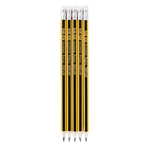 M&amp;G Pencil 2B With Eraser 30855