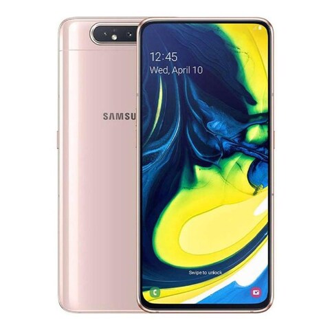 Samsung Galaxy A80 - 6.7-inch 128GB/8GB Dual SIM 4G Mobile Phone - Angle Gold