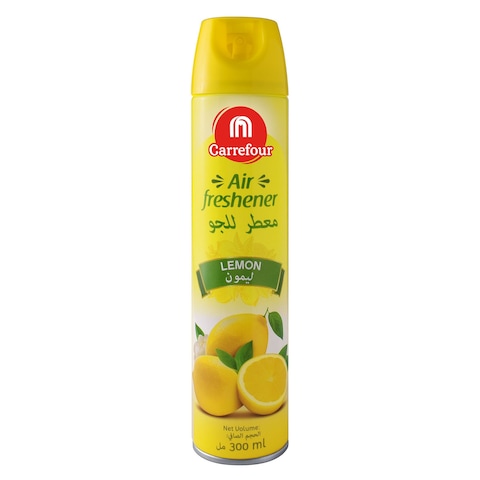 Buy Carrefour air freshener spray lemon 300 ml in Saudi Arabia