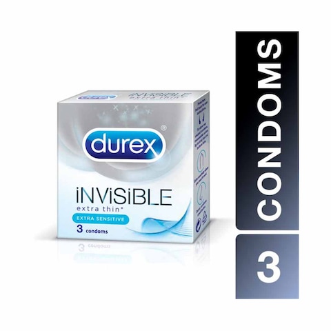 Durex Invisible Extra Thin Condom 3 Pieces