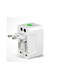 Generic 2 Usb Power Socket Charging Port All In One Universal Adapter White