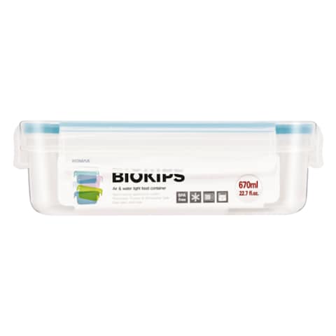 Komax Biokips Food Container Air And Watertight 670 Ml