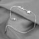 Aiwanto Silver Anklet Ankle Chain Simple Love Anklet
