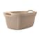 Turt Rounded Laundry Basket - Beige