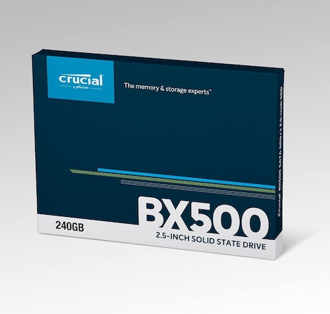 Crucial BX500 240GB 3D Nand SATA 2.5-Inch Internal SSD, Up To 540MB/s - CT240BX500SSD1