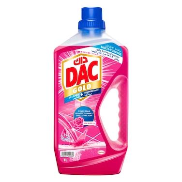 Dac Gold Multi-Purpose Disinfectant &amp; Liquid Cleaner Rose 1L