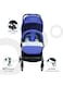 Moon Compact Cabin Stroller, Royal Blue/Black