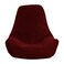 In House Pascal Linen Bean Bag Chair - Large - Burgundy