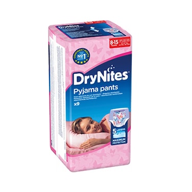Huggies Drynites Pyjama Pants Jumbo Pack 8-15 Years 27-57KG 13 Count