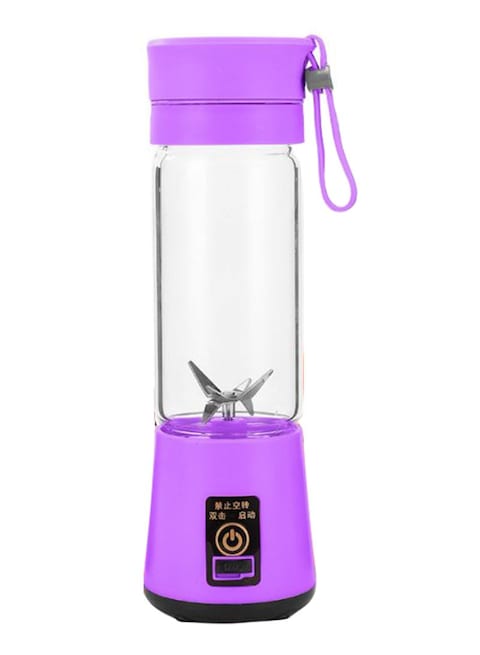 Generic - Mini Portable Household Electric Juicer Machine ZH271106-040 Purple/Clear